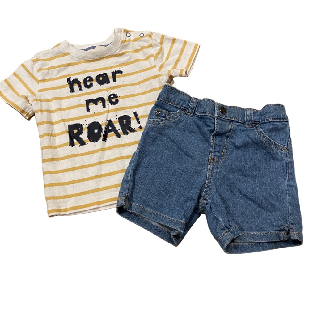 Toddler Boy 18 m Outfit Top Shorts Summer Set Lot 4/$20 🛑